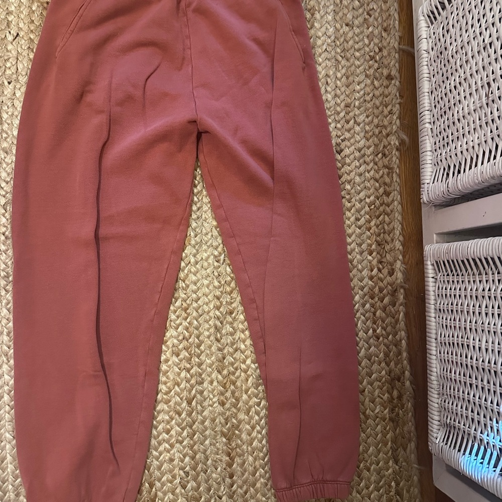 Spiritual Gangster Pink Track Pants Relaxed Fit
